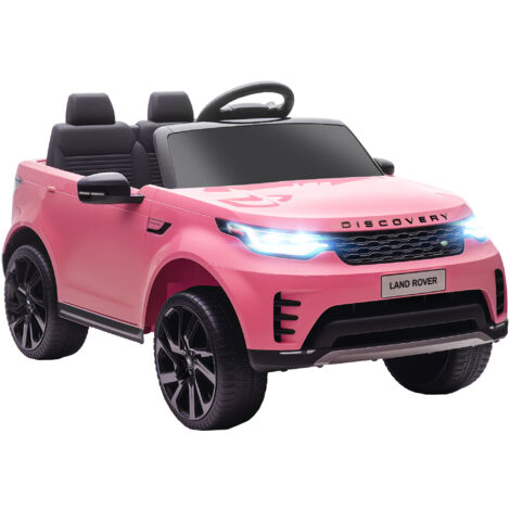 AIYAPLAY Land Rover Discovery Licensed 12V Kids Electric Car w/ Remote Pink