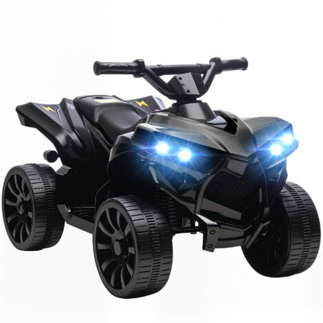 AIYAPLAY 6V Kids ATV, Battery Powered Ride on Car for Ages 3-8 Years, Black (1/5)