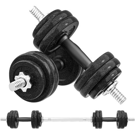 SPORTNOW 2-in-1 Adjustable Dumbbells Set, 30kg Weights Dumbbells Set