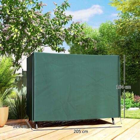 Outsunny Garden Furniture Protector Patio Swing Chair Cover Deep Green