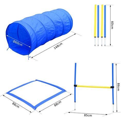 PawHut Pet Agility Training Equipment ...