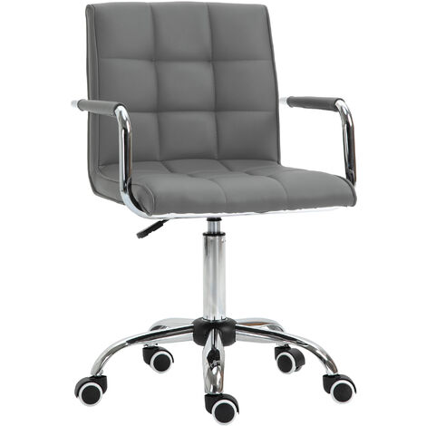 grey spinny desk chair