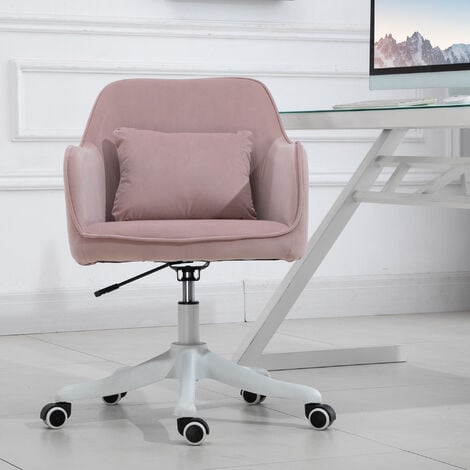 pink swivel chair