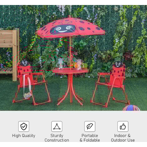 ladybird table and chairs