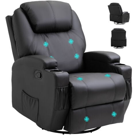 massage recliner leather chair