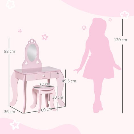 Pink vanity for girls online