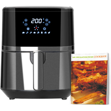 HOMCOM Air Fryer 4.5L 1500W with Digital Display Rapid Air Circulation Timer