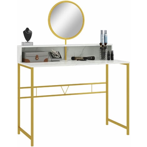 Marble makeup deals desk