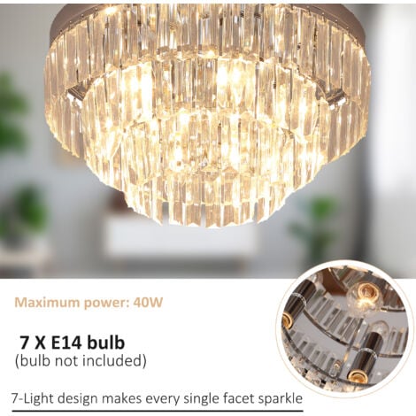 homcom chandelier