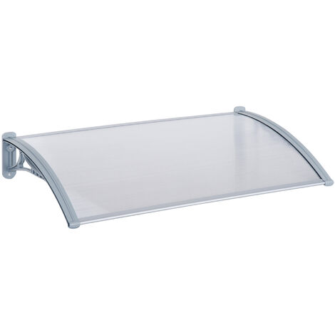 Outsunny Door Awning Canopy Front Window Shade for Porch Patio 140cm x 70cm