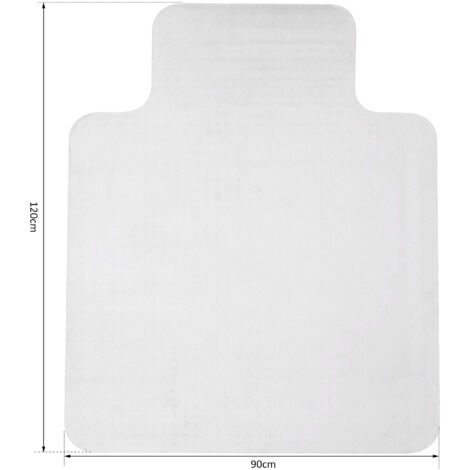HOMCOM Office Carpet Protector Chair Mat Spike Non Slip Studs Frosted