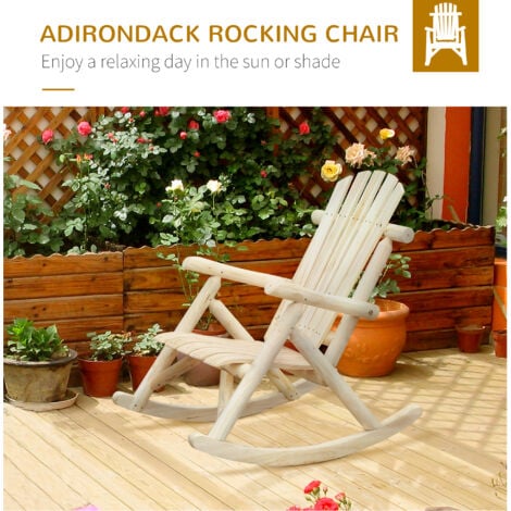 Traditional wooden deals rocking chair