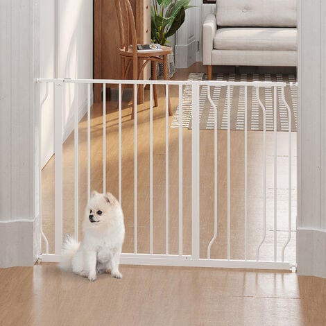 PawHut Retractable Safety Gate Dog Pet Barrier Folding Protector