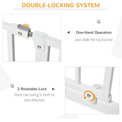 Double door stair outlet gate