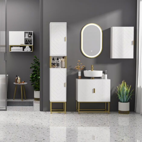 kleankin Freestanding Bathroom Cabinet ...