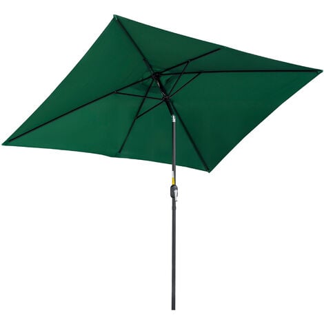 Fishing Umbrella Green 240x210 cm vidaXL