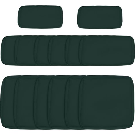Outsunny Garden Rattan Sofa Set Polyester Cover Replacement No Cushion Grey