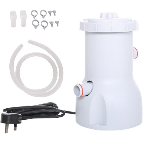 Outsunny Swimming Pool Filter Pump with Cartridge for 13'-15' Above ...