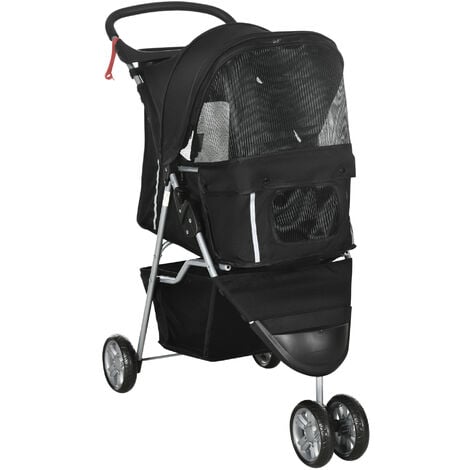 Black 3 best sale wheel stroller