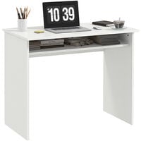 HOMCOM Computer PC Desk Table Study Home Office Workstation 50x90cm White