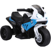 HOMCOM Electric Kids Ride on Motorcycle BMW S1000RR Battery Powered 6V Blue