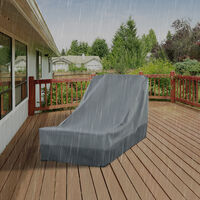 Outsunny 200x86cm Outdoor Garden Furniture Protective Cover Water UV Resistant