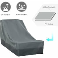 Outsunny 200x86x82cm Patio Furniture Cover for Chairs Water Resistant Protection