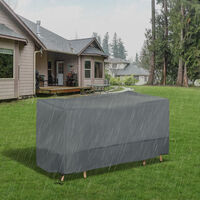 Outsunny Outdoor Garden Furniture Protective Cover Water UV Resistant 127x72cm