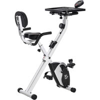 HOMCOM 8-Level Adjust Magnetic Exercise Bike Cardio Workout Trainer w/ Desktop