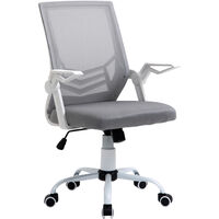 Vinsetto Sqaure-Shape Mesh Back Office Chair Swivel Ergonomic Task Computer Seat