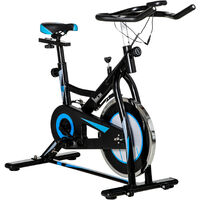 homcom 8kg spinning flywheel spin exercise bike