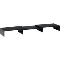 Vinsetto Monitor Stand Screen Riser w/ Adjustable Length for Two Laptop Max