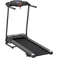 HOMCOM Foldable Motorised Treadmill, Indoor Running Machine w/ LCD Display
