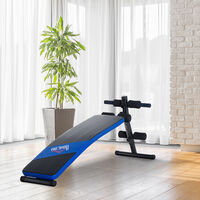 HOMCOM Ab Sit Up Bench Adjustable Abdominal Crunch Home Fitness Indoor Trainer Exercise Workout Machine