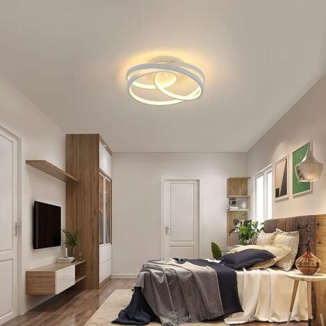 GOECO Modern Design Round LED Ceiling Light 40W For Living Room Bedroom Dining Room Office White Warm White Light 3000K