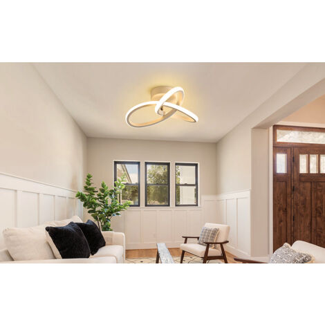 GOECO Modern LED Ceiling Light, 22W Ceiling Lamp, Flower Shape Design LED Ceiling Light for Bedroom Kitchen Living Room Hallway Dining Room Balcony (3000K Warm White Light)