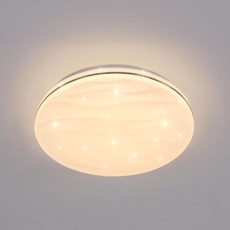Plafoniera LED Goeco 40W 4500LM - Per Cameretta, Bagno, Soffitto | Luce Bianca Fredda 6500K, Diametro 54cm