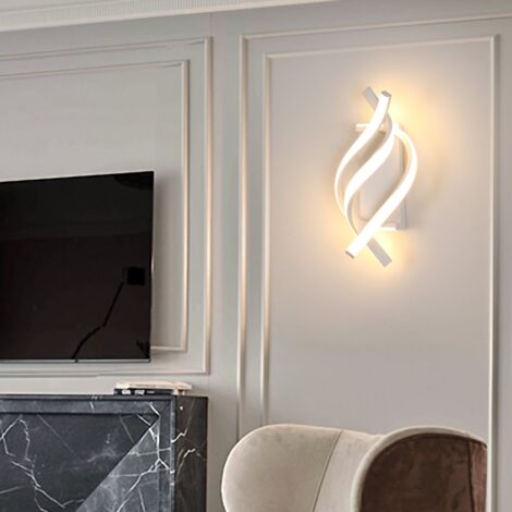 GOECO LED-Wandlampe, Moderne Wandlampe, Acryl-Wandbeleuchtung 1280 lm Warmweiß 3000K für Wohnzimmer, Schlafzimmer, Flur, Treppe