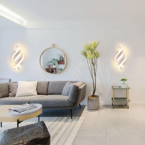 GOECO LED-Wandlampe, Moderne Wandlampe, Acryl-Wandbeleuchtung 1280 lm Warmweiß 3000K für Wohnzimmer, Schlafzimmer, Flur, Treppe
