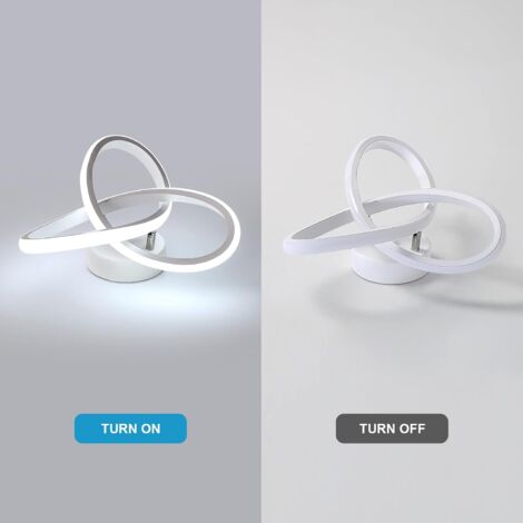 GOECO Moderne LED Deckenleuchte 22W 2500LM, Kleeblatt-Design, Kaltweiß 6500K Deckenlampe für Schlafzimmer Flur Küche Balkon