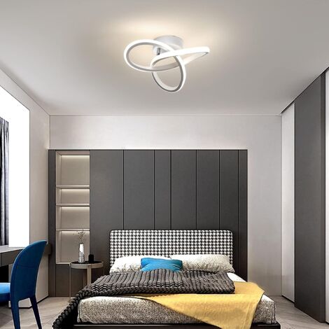 GOECO LED Deckenleuchte 22W Modernes Design Deckenlampe Neutralweiß 4000K Für Küche Esszimmer Schlafzimmer Flur Flur Eingang Balkon Weiß