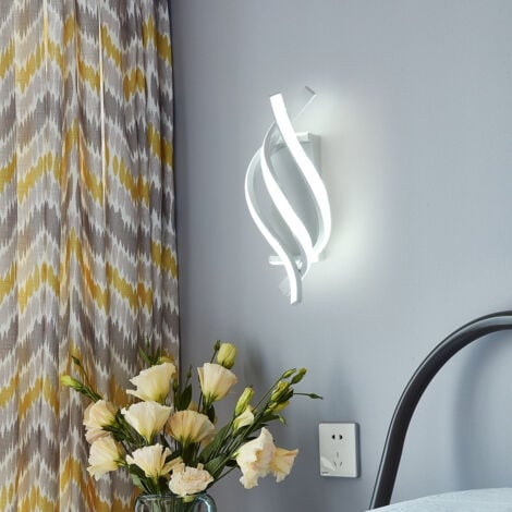 GOECO LED-Wandlampe, 18W Innenwandlampe Modern, Kreativität Metall Wandlampe 1440LM für Schlafzimmer Haus Flur Wohnzimmer Treppe