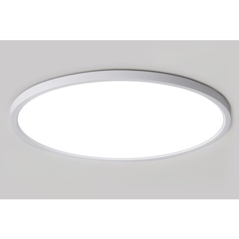 GOECO LED-Deckenleuchte Runde IP44 Lampe für Schlafzimmer Badezimmer Küche Flur Balkon Ø40cm 36W 3240LM 6500K Kaltweißes Licht