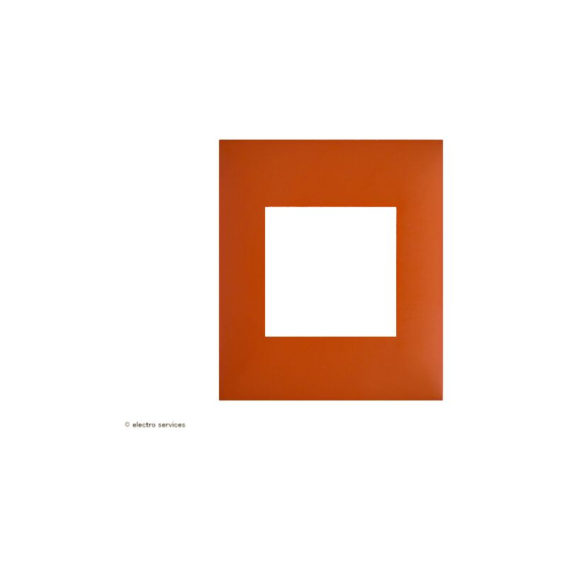 Plaque 1 Poste Espace Lumière 1ère Génération - Format 80x80 Cm, Cadre Intérieur 42x42 Cm, Occasion, Marque Arnould