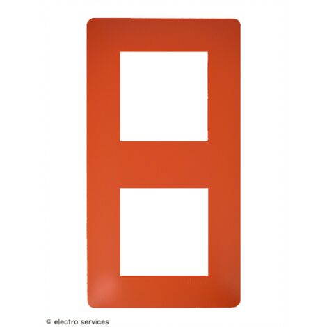 Plaque 2 postes essensya Coral - HAGER WE552