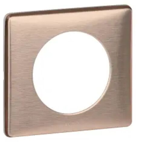 LEGRAND CÉLIANE PLAQUE MÉTAL SIMPLE COPPER - 068991