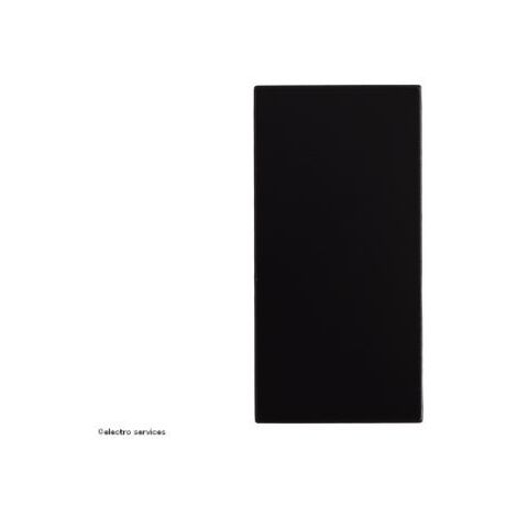 Enjoliveur interrupteur Hager Gallery 1 module Finition: Noir