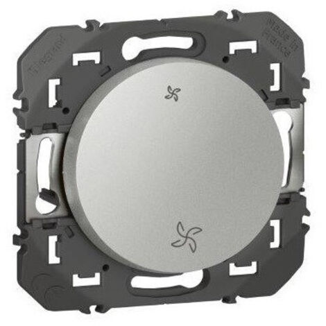 Interrupteur VMC - Dooxie - Legrand - Aluminium - 600107