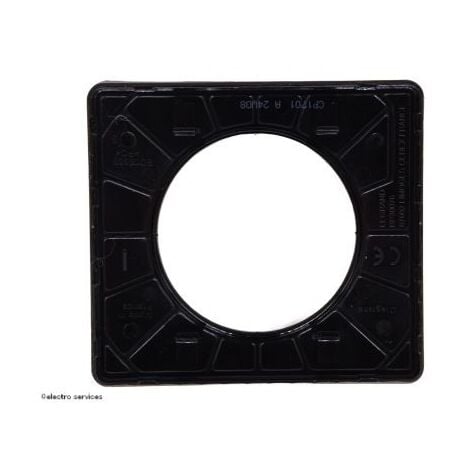 Plaque de finition Vintage Céliane 1 poste  Hêtre