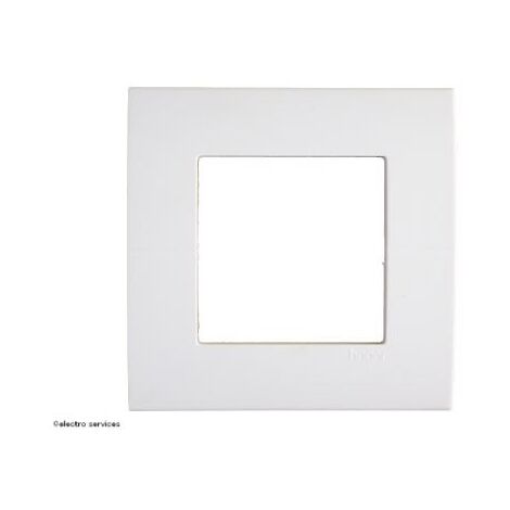 Hager – Plaque de finition Systo 2M WS401 – Compatible avec mécanisme Systo – Finition élégante pour intérieur – Nombre de postes : 1